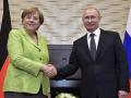 Merkel et Poutine Merkel et Poutine